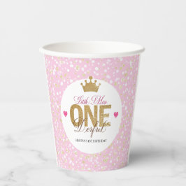 Little Miss onederful Birthday Pappbecher