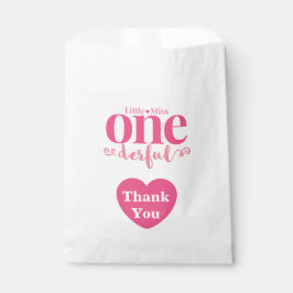 Little Miss Onederful Goodie Bags Geschenktütchen