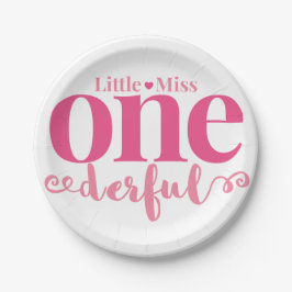 Little Miss Onederful Party Teller