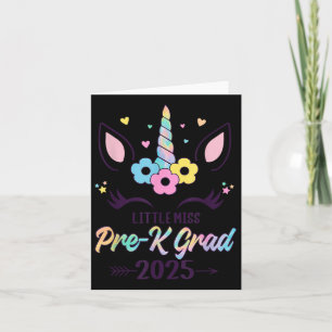Little Miss Pre-k Grad 2025 Vorschule Abschluss G Karte