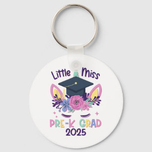 Little Miss Pre-k Grad Preschool Prek Abschluss 2 Schlüsselanhänger