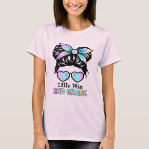 Little Miss Second Grade Girl Back To School 2nd G T-Shirt