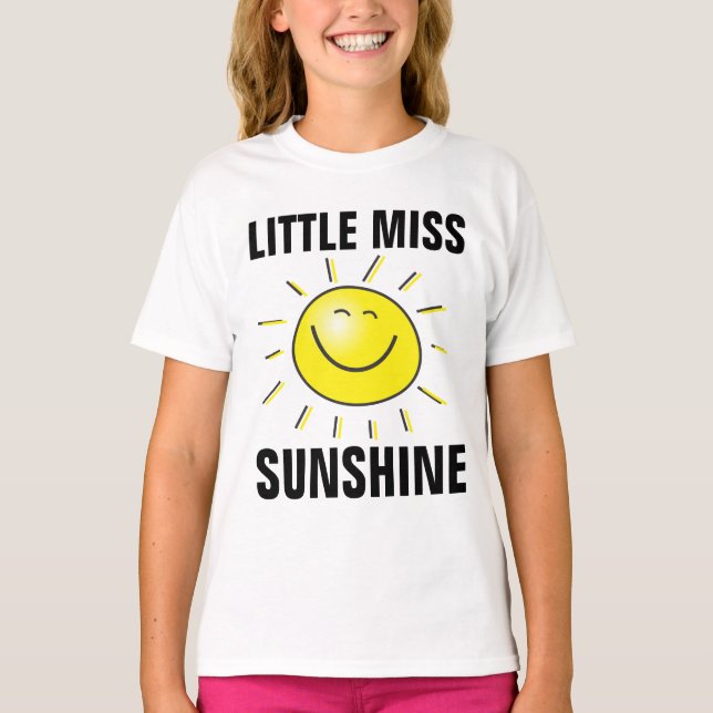 LITTLE MISS SUNSHINE GIRLS T-SHIRTS (Devant)