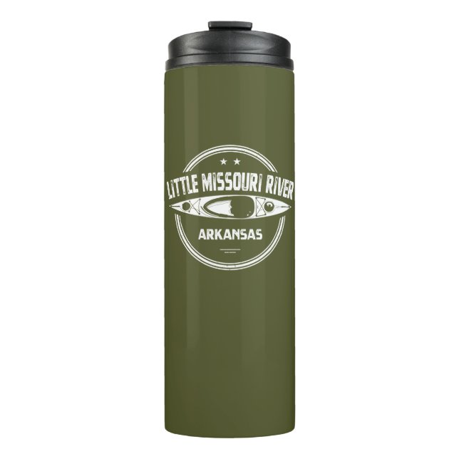 Little Missouri River Arkansas Kayaking Thermosbecher (Vorderseite)