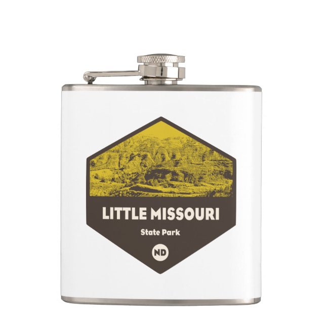 Little Missouri Staat Park North Dakota Flachmann (Vorderseite)