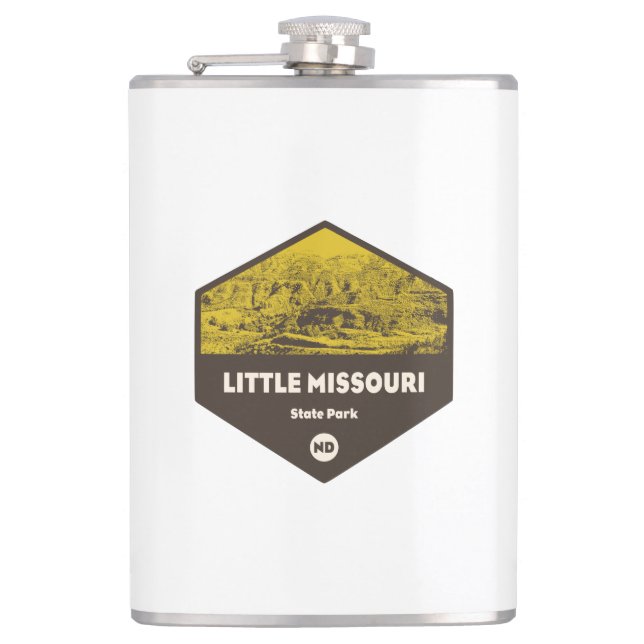 Little Missouri Staat Park North Dakota Flachmann (Vorderseite)