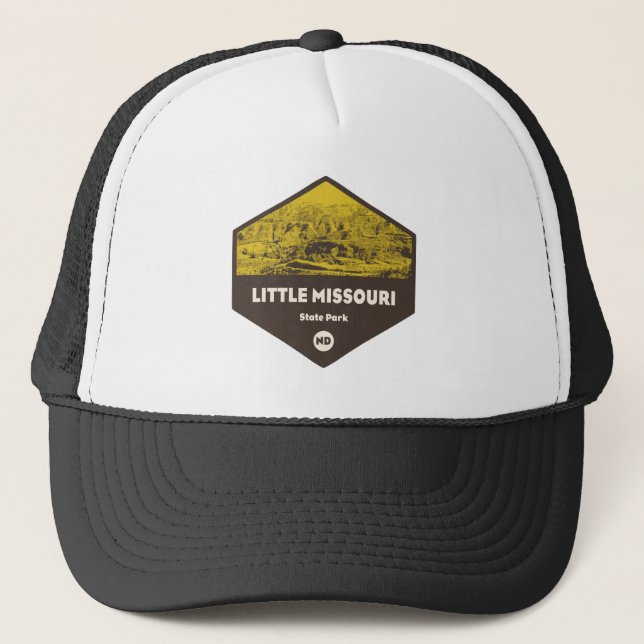 Little Missouri Staat Park North Dakota Truckerkappe (Vorderseite)