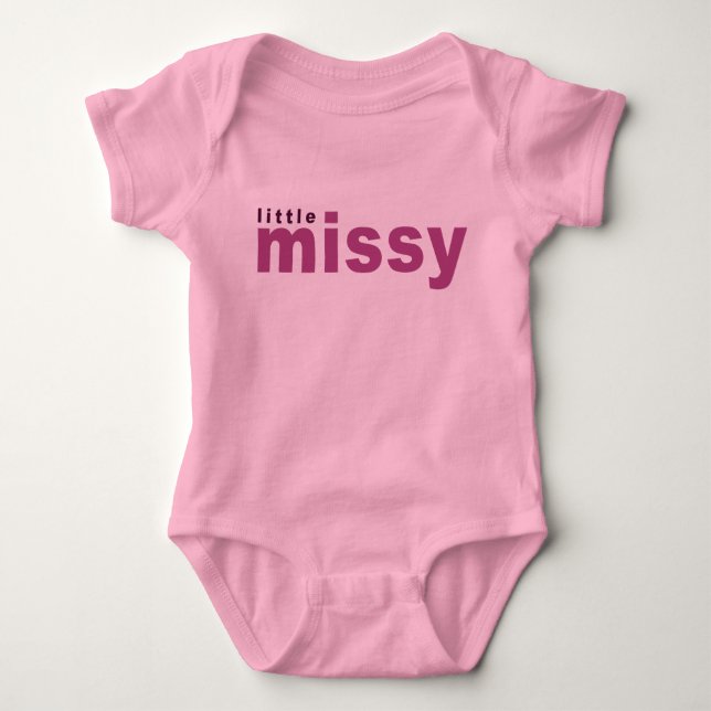 Little Missy Bodysuit Baby Strampler (Vorderseite)
