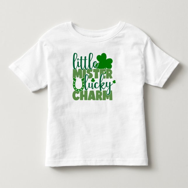 Little Mister Lucky Charm Kleinkind T-shirt (Vorderseite)