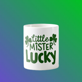 Little Mister Lucky - Cute Shamrocks Kaffeetasse