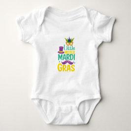 Little Mister Mardi Gras Baby Bodysuit Strampler