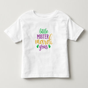 Little Mister Mardi Gras T - Shirt