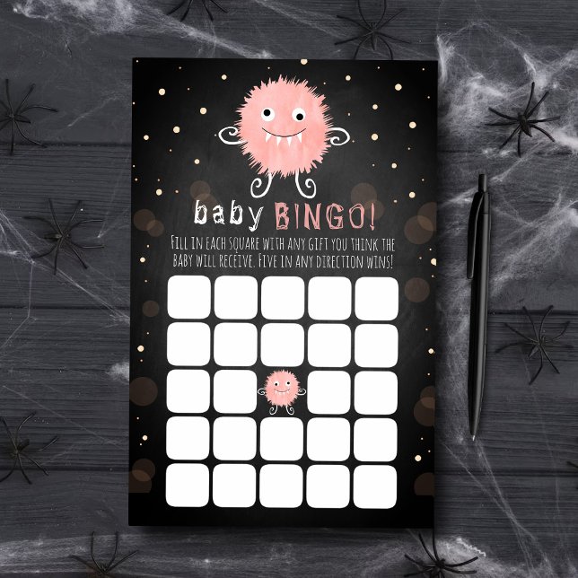 Little Monster Halloween Baby Shower Bingo (Von Creator hochgeladen)