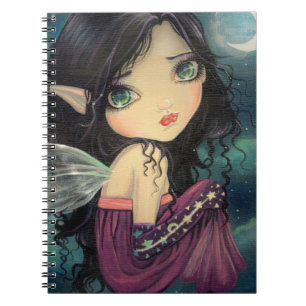 Little Moon Gothic Big-Eye Fairy Art Notizblock