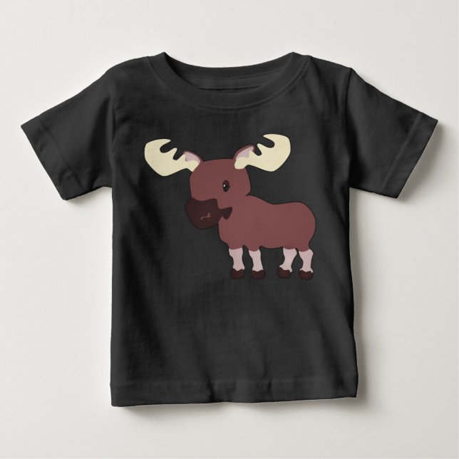 Little Moose Baby Shirt (Vorderseite)