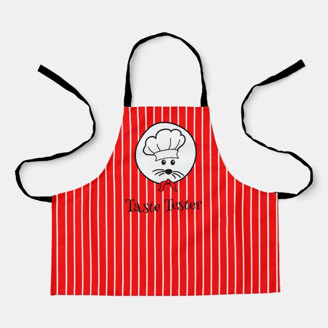 Little Mouse Master Taste Tester Kids Schürze (Vorderseite)