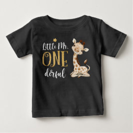 Little Mr One Derful 1. Geburtstag Baby T-shirt