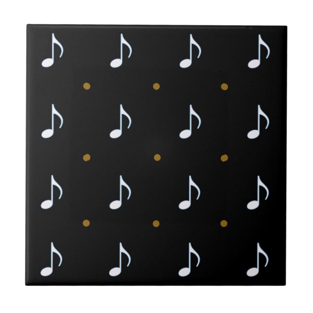 little musical notes fliese (Vorderseite)