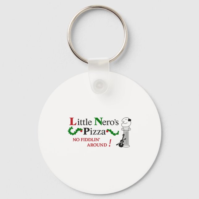 Little Nero's Zza  Schlüsselanhänger (Vorderseite)