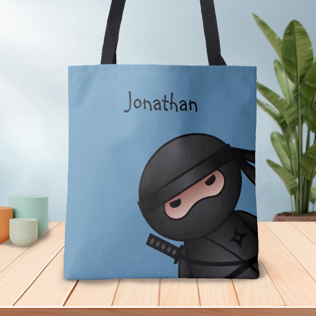 Little Ninja Warrior auf Blue Tasche (Von Creator hochgeladen)