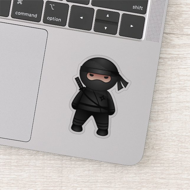 Little Ninja Warrior Aufkleber (Detail)