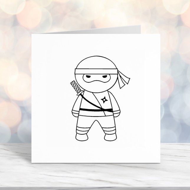 Little Ninja Warrior Color Me Permastempel (Von Creator hochgeladen)
