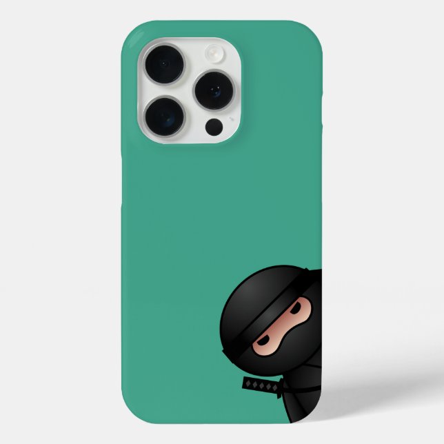 Little Ninja Warrior on Green Case-Mate iPhone Hülle (Rückseite)
