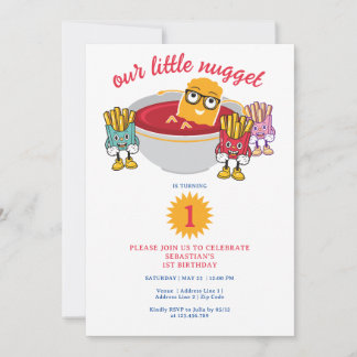 Little Nugget irgendein Alter Kleinkind Junge Gebu Einladung