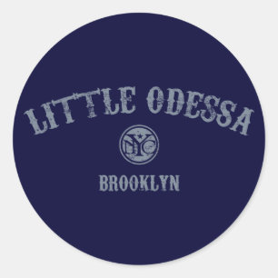 Little Odessa Runder Aufkleber