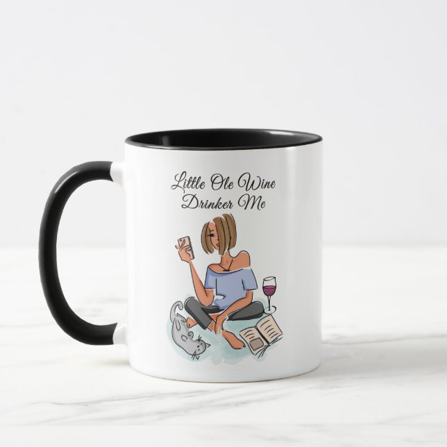 Little Ole Wein Drinker Me Tasse (Links)