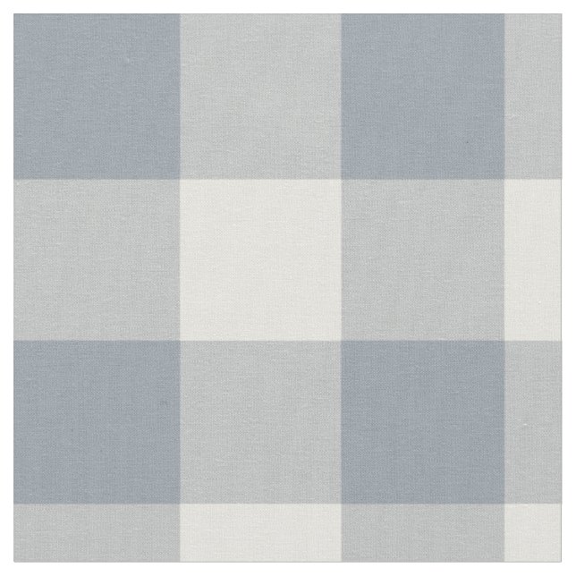 Little One Buffalo Check - dusty steel gray Stoff (Nahaufnahme)