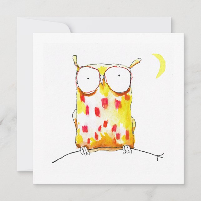 Little Owl Feiertagskarte (Vorderseite)