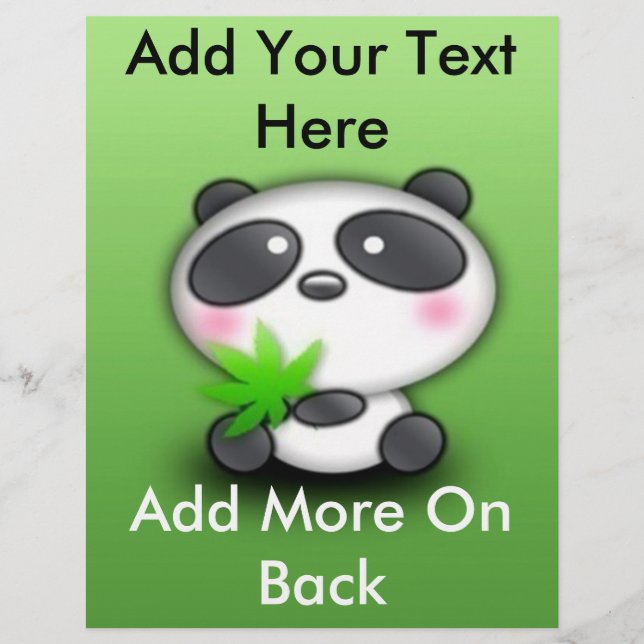 Little Panda Cub (Vorderseite)