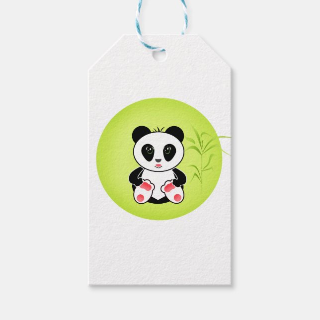 Little Panda Geschenkanhänger (Vorderseite)