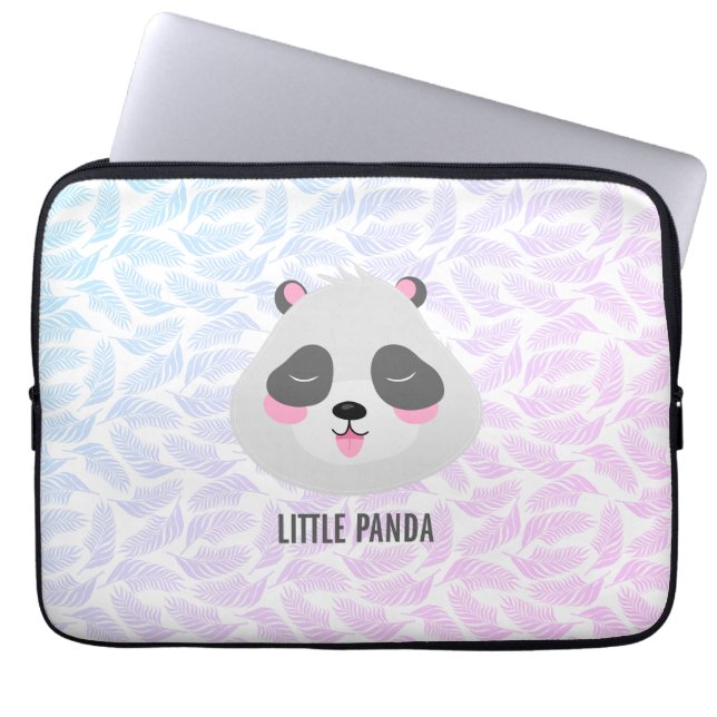 Little Panda Laptopschutzhülle (Vorderseite)
