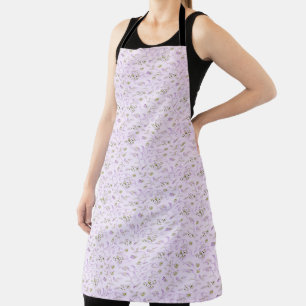 Little Pastel Lila Floral Schürze