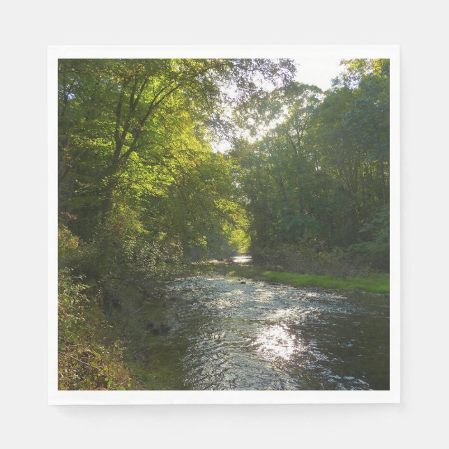 Little Patuxent River von Savage Park Serviette (Vorderseite)