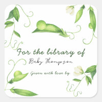 Little Pea Baby Shower - Für die Bibliothek