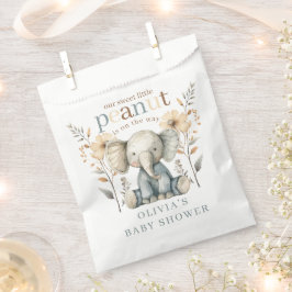 Little Peanut Blue Baby Elephant Baby Dusche Geschenktütchen