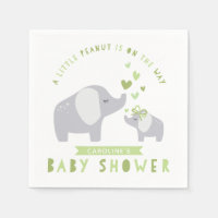 Little Peanut Elephant | Babydusche | Grün