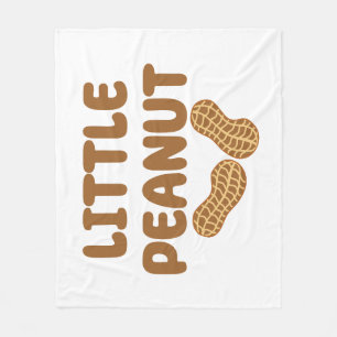 Little Peanut Neugeborene & Babygeschenke Fleecedecke