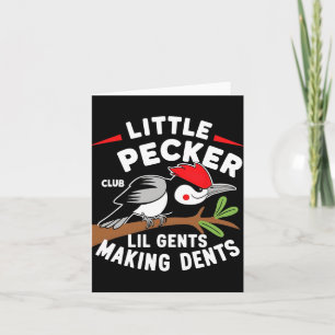 Little Pecker Club Lil Gents Making Dents Retro Wo Karte