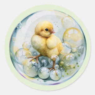 Little Peep & Co. Baby-Feier Runder Aufkleber