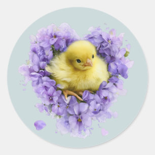 Little Peep & Co. Baby-Feier Runder Aufkleber