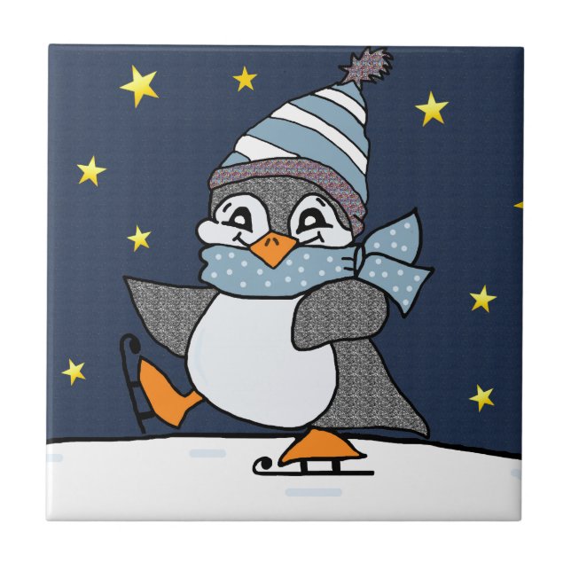 Little Penguin Fliese (Vorderseite)