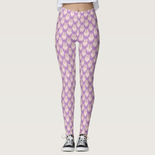 Little Piggy Leggings U wählen Hintergrundfarbe