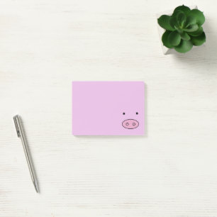 Little Piggy (Schweinekörper, Schweineknose) - Ro Post-it Klebezettel