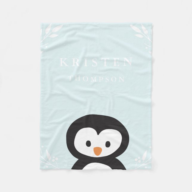 Little Pinguin Fleece Blanket (Vorderseite)
