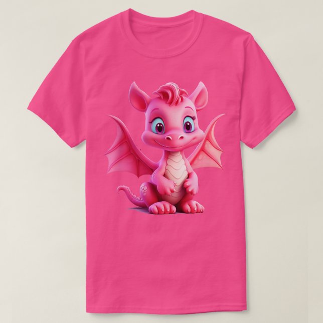 Little Pink Dragon T-Shirt (Design vorne)