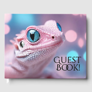 Little Pink Lizard w/ Big Blue Eyes Date Info Gästebuch